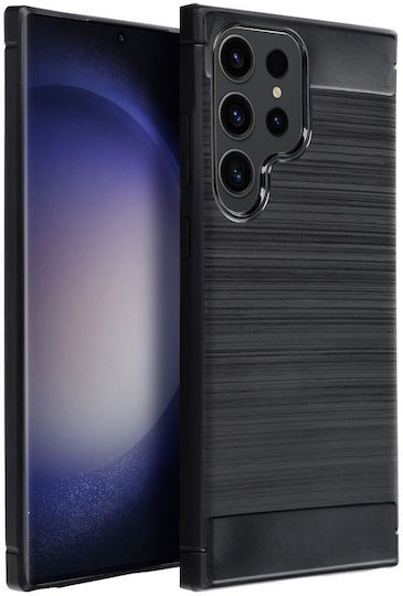 Forcell Carbon Back Cover Silicon Negru (Galaxy A13 4G - Galaxy A13 4G)