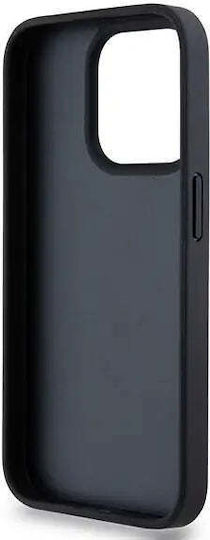 DKNY PU-Leder-Hülle mit wiederholtem Muster und Tonstreifen für iPhone 15 Pro Max Schwarz