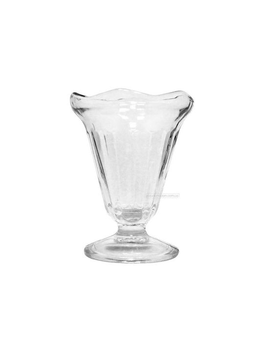 Uniglass Eisbecherschüssel Oval Glas Transparent 13x8cm 6Stück