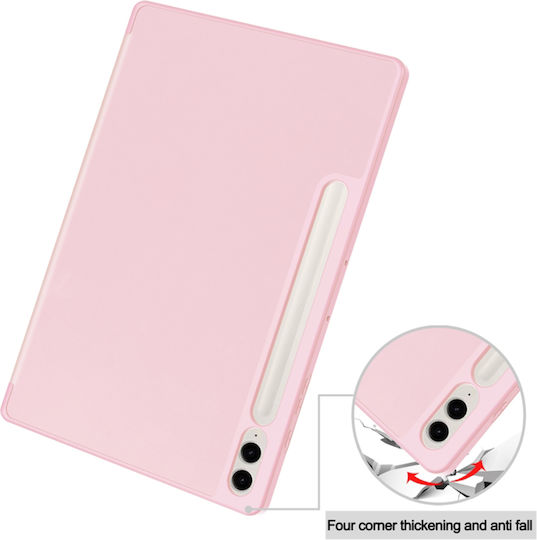 Techsuit Flip Cover Roz (Samsung Galaxy Tab S9 FE Plus)