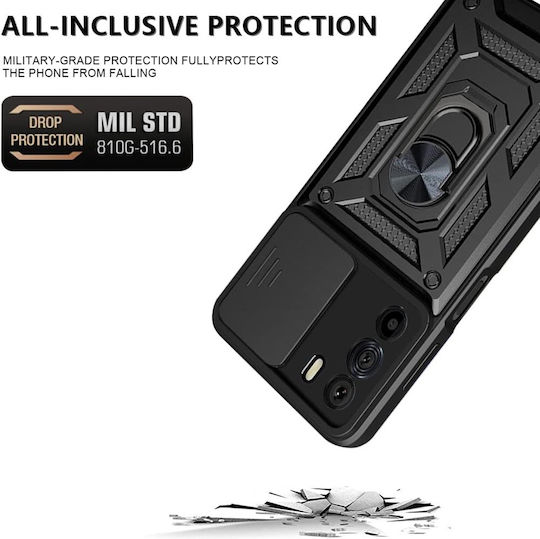 Techsuit Shield Back Cover Πλαστικό / Σιλικόνης Μαύρο (Motorola Edge 30)
