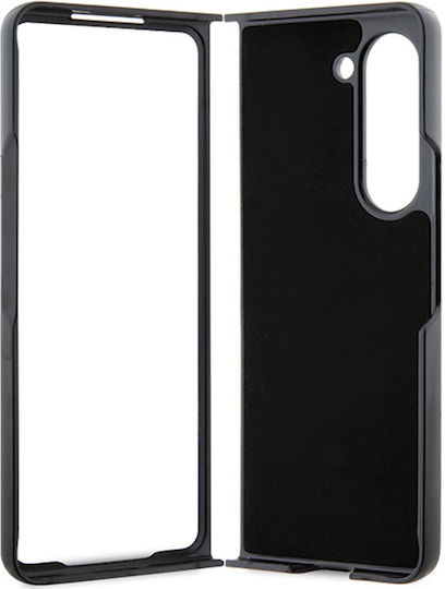 Karl Lagerfeld Saffiano Monogram Ikonik Pin Back Cover Πλαστικό Μαύρο (Galaxy Z Fold5)