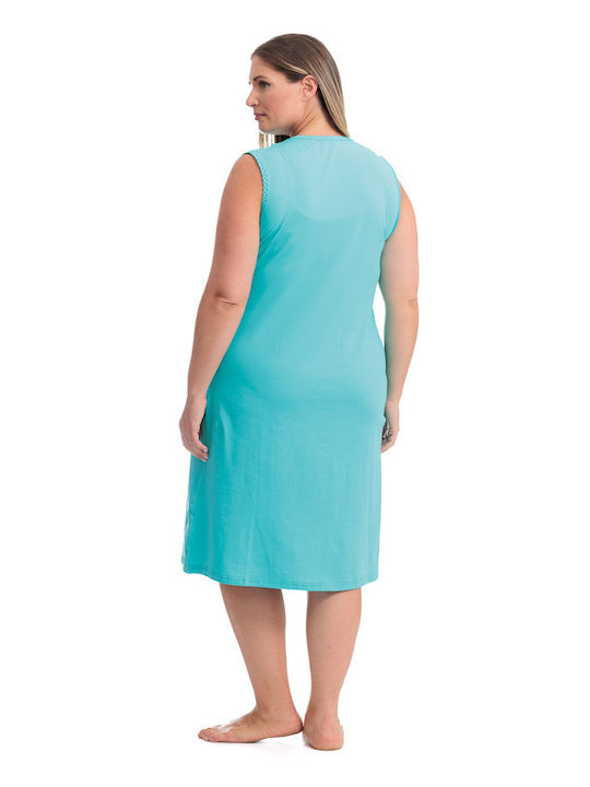 VIolet Nightgown Maternity & Nursing Green