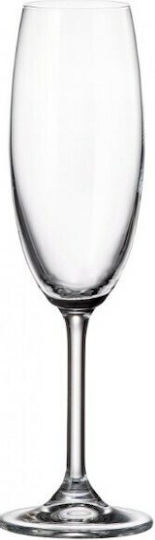 Bohemia Colibri Pahar de sampanie din Cristal Pahar cu picior 220ml