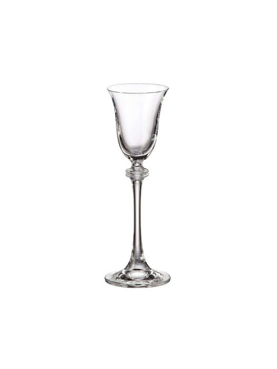 Bohemia Asio Glass Liqueur/Ouzo made of Crystal Goblet 60ml 1pcs