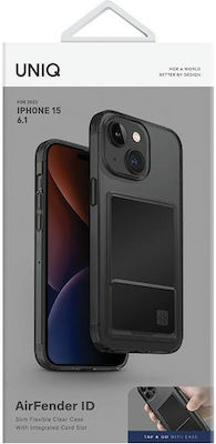 Uniq Air Fender Umschlag Rückseite Silikon Gray (iPhone 15) UNIQ-IP6.1(2023)-AFIDGTNT