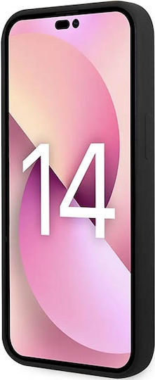 Tumi Umschlag Rückseite Silikon Schwarz (iPhone 14)
