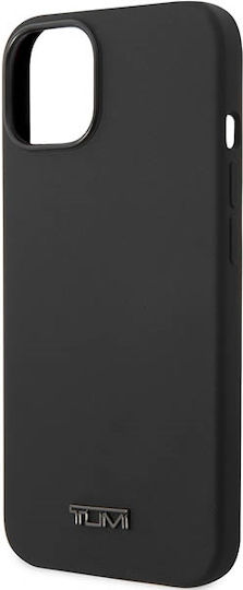 Tumi Umschlag Rückseite Silikon Schwarz (iPhone 14)