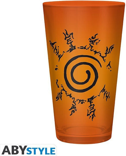 Abysse Naruto Shippuden Konoha Water Glass in Yellow Colour 400ml