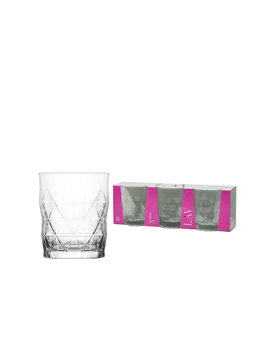 General Trade Set of Glasses Whiskey made of Glass 345ml 3pcs