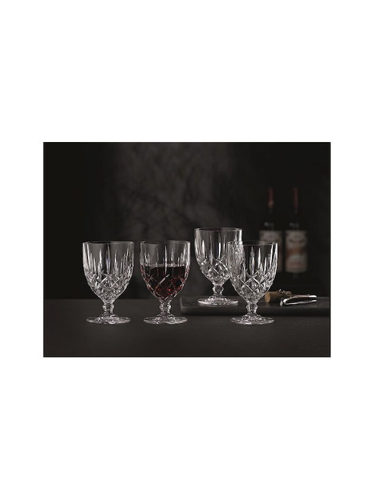 Nachtmann Glass Set for White Wine made of Crystal in White Color Stacked 350ml 4pcs