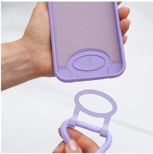 Just Elegance PopGrip Back Cover Σιλικόνης Lavender (iPhone 14 Pro Max)