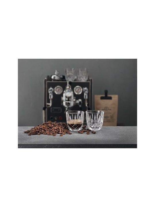 Nachtmann Noblesse Set Gläser Kaffee/Freddo aus Kristall in Weiß Farbe 90ml 2Stück