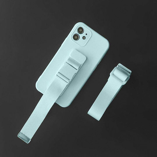 Hurtel Rope Air Bag Silicone Back Cover 1mm Black for Galaxy A53