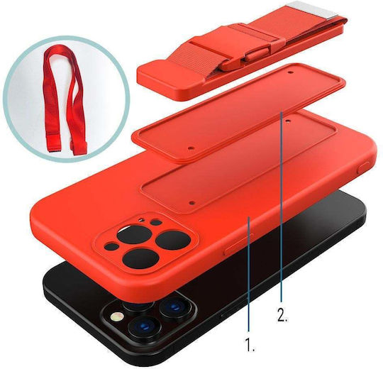 Hurtel Rope Air Bag Silicone Back Cover 1mm Black for Galaxy A53