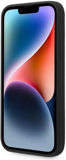 Lacoste Silicone Silicone Back Cover Silicone Black (iPhone 14 Plus)