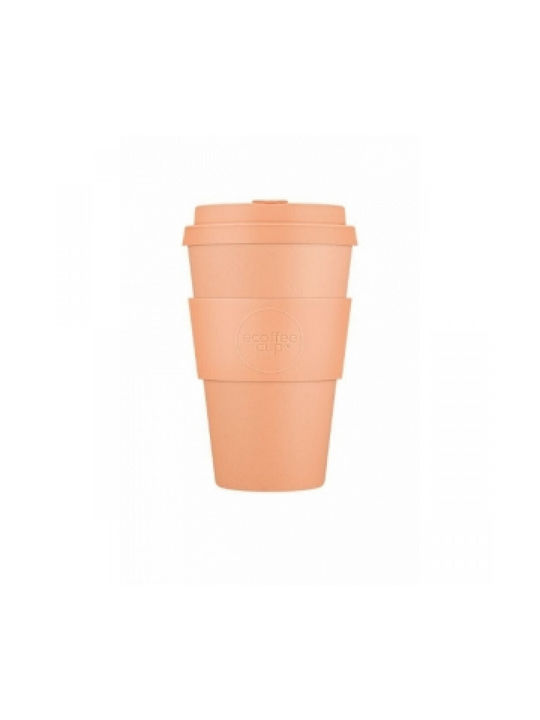 Ecoffee Cup Κούπα Μπαμπού Πορτοκαλί 400ml