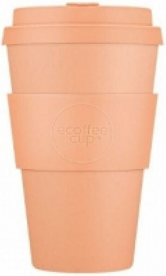 Ecoffee Cup Mug Bamboo Orange 400ml