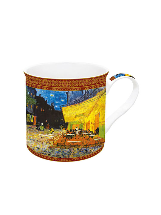 R2S Cafe Terrace Van Gogh Κούπα από Πορσελάνη Πολύχρωμη 300ml