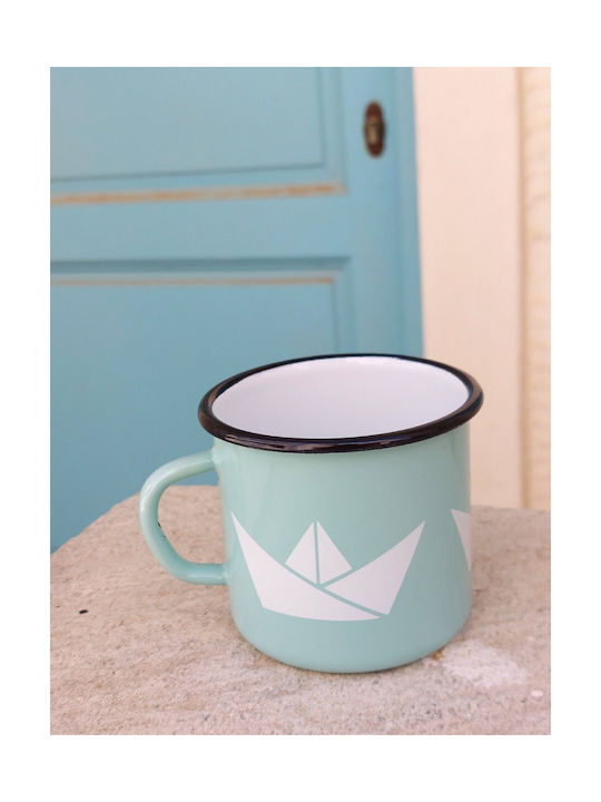 Mug Enamel Beige 350ml