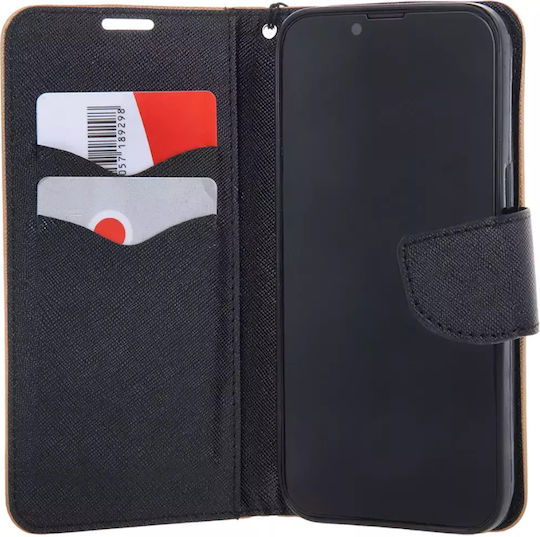 Smart Wallet Σιλικόνης Μαύρο (Realme C55)