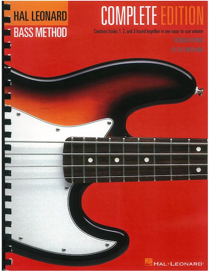 Hal Leonard Electric Bass Method - Complete Ed.: Contains Books 1,2, and 3 Metodă de Învățare pentru Bas