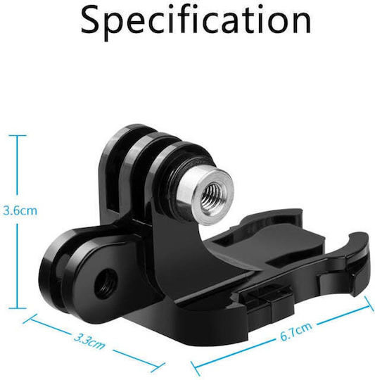 Telesin Dual Mount J-Hook Sports for Universal