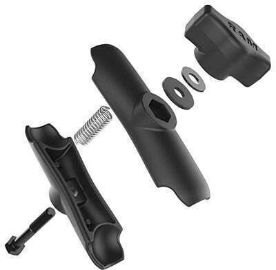 RAM Mount Composite Double Socket Arm RAP-B-201U for Universal
