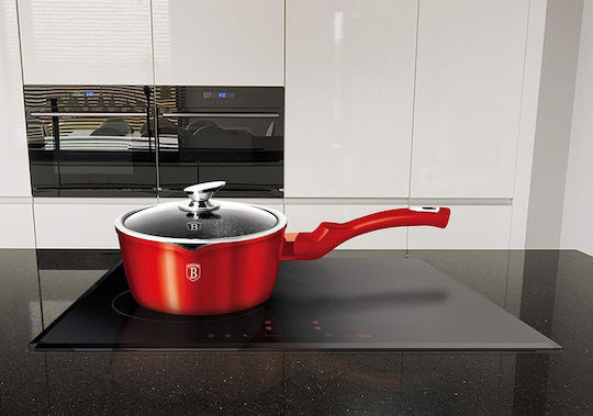 Berlinger Haus Metallic Line Σετ Μαγειρικά Σκεύη από Αλουμίνιο Burgundy Collection με Επίστρωση από Πέτρα 6 τεμαχιών