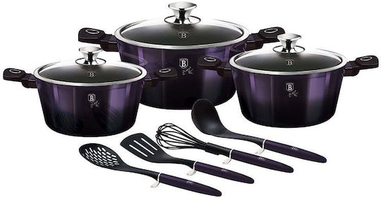 Berlinger Haus Töpfe Set aus Aluminiumguss Purple Eclipse 10 Teile Berlinger Haus Töpfe Set aus Aluminiumguss Purple Eclipse 10 Teile