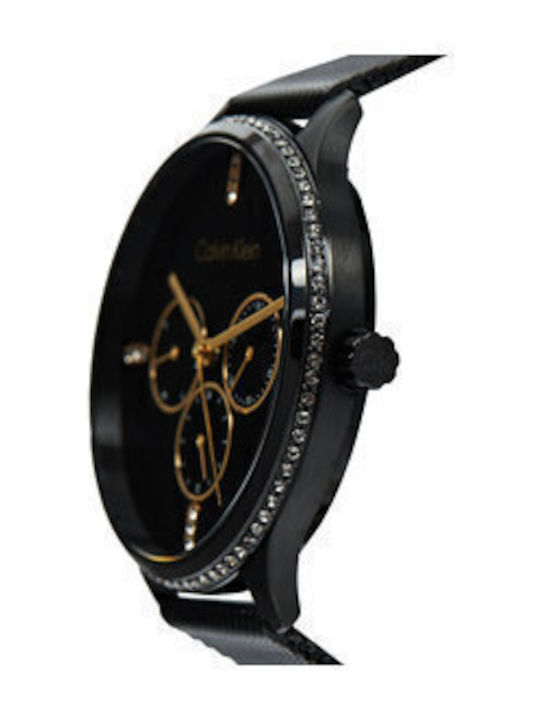 Calvin Klein Γυναικείο Ρολόι 38mm Μπαταρίας με Μαύρο Μεταλλικό Μπρασελέ