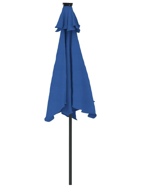 Garten- und Terrassen-Sonnenschirm Rundschreiben Metall Blau F2.12xY2.12m