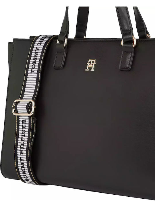 Tommy Hilfiger Women's Bag Tote Hand Black