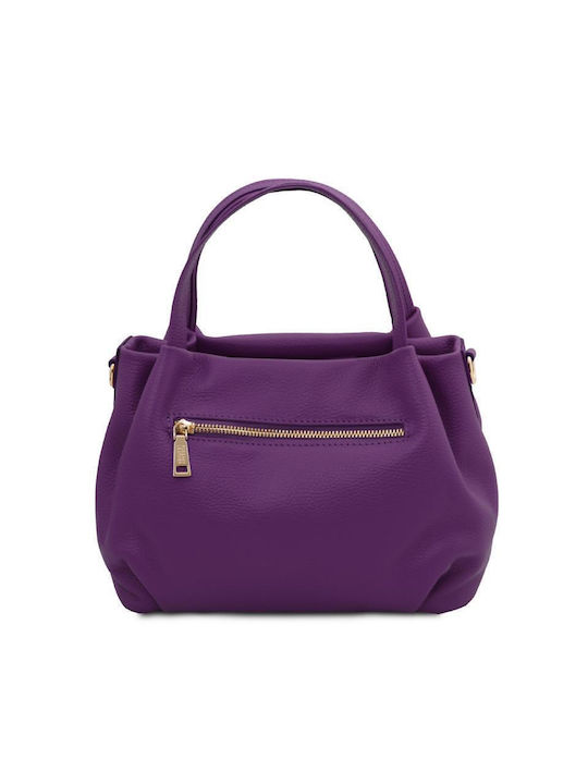 Tuscany Leather Din piele Geantă de damă Cumpărător De umăr Violet