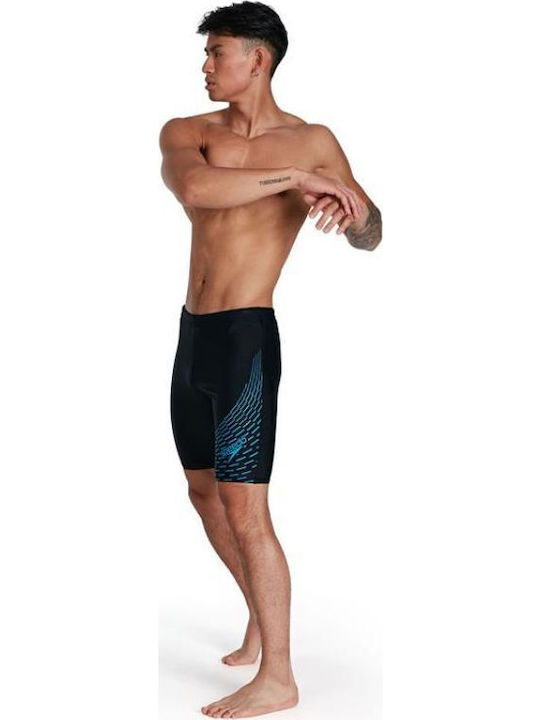 Speedo Medley Logo 1135516908 Men's Competition Jammer Blue