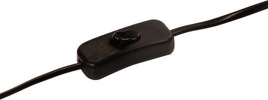 vidaXL Lamp Wall with Socket E27 Brown 12x12x42cm
