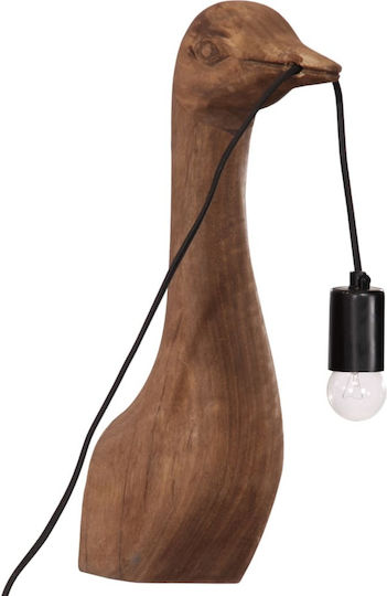 vidaXL Lamp Wall Brown 12x12x42cm