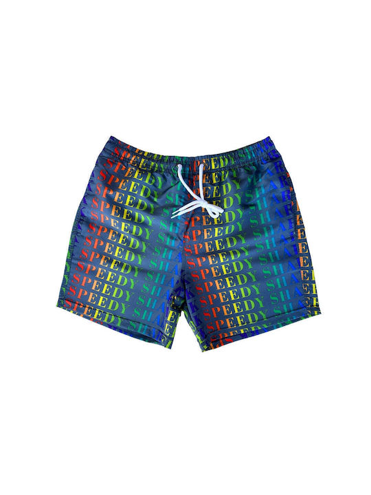 Speedy Shark Men's Swimwear Shorts Multicolour