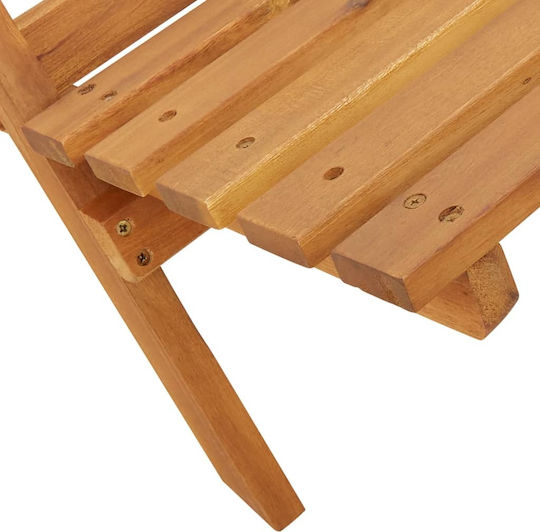Outdoor Chair Wooden Masif Akakiaia 2pcs 41x72x68cm