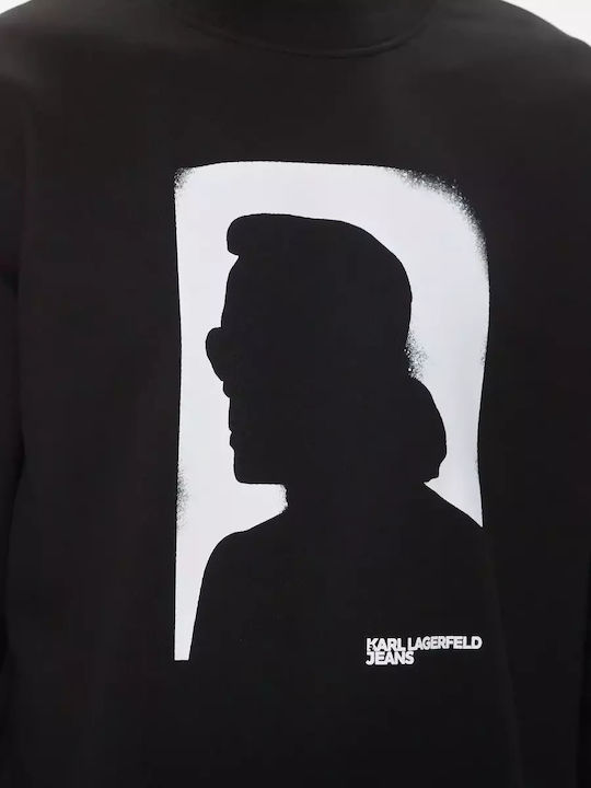 Karl Lagerfeld Herren Sweatshirt black