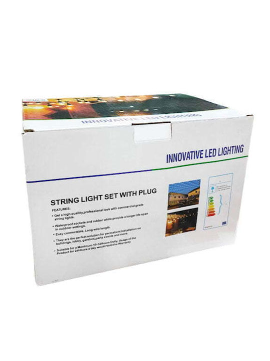Wasserdichte Lichterkette 20m LED Warmes Weiß