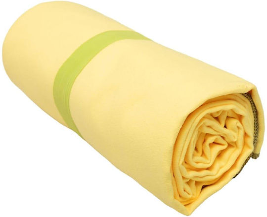Viopros Πετσέτα Microfiber Σώματος Κίτρινη 160x90εκ.