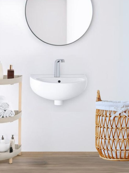 FixWood Corner Floor Bathroom Shelf Plastic 44x32x79cm