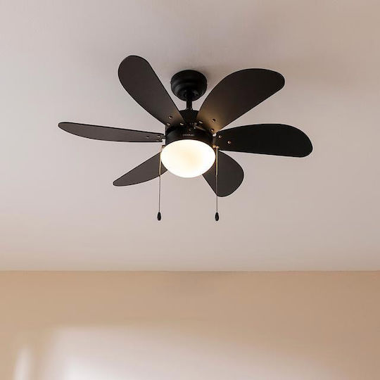 Cecotec EnergySilence Aero 3600 Vision Ceiling Fan 92cm With Light Full Black