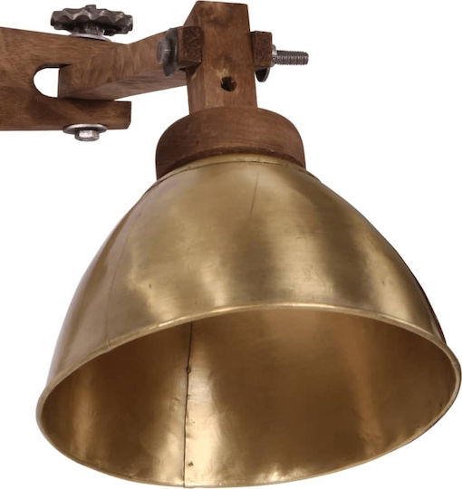 vidaXL Lamp Wall with Socket E27 Bronze 20x6.5cm