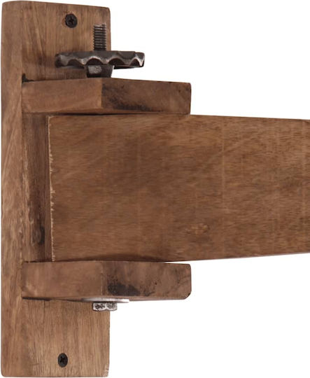 vidaXL Lamp Wall with Socket E27 Bronze 20x6.5cm