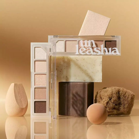 Unleashia Παλέτα με Σκιές Ματιών Matte σε Στερεή Μορφή Nude Shower 4gr