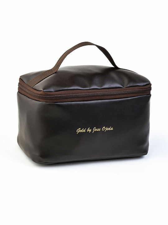 Gold By José Ojeda Toiletry Bag in Brown color 28cm