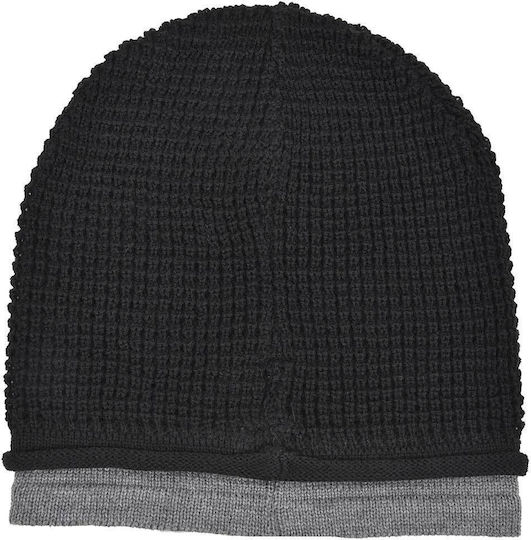 Beanie Unisex Beanie Knitted in Black color