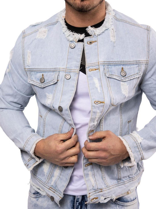 Senior Men's Denim Jacket Blue